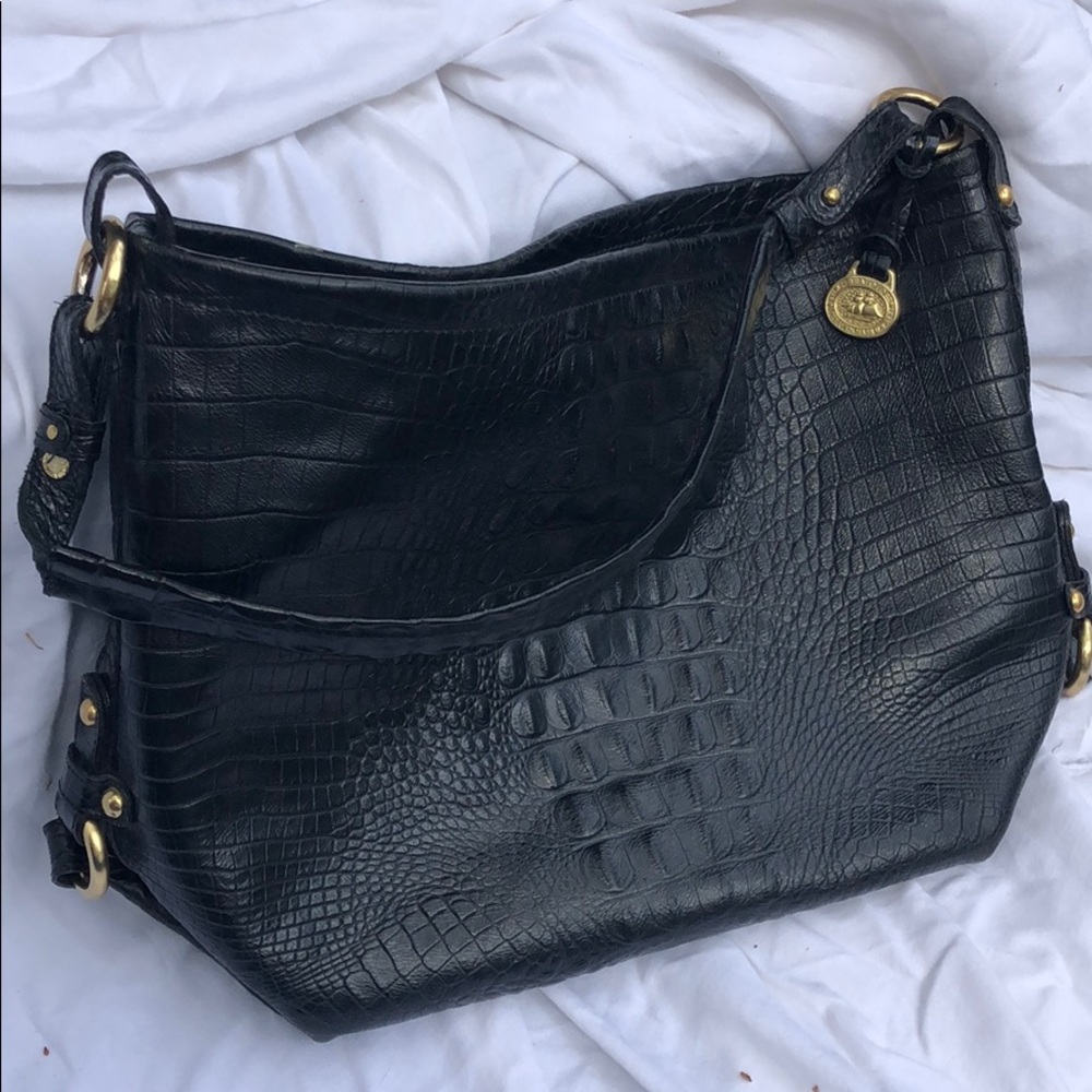 Leather Brahmin tote